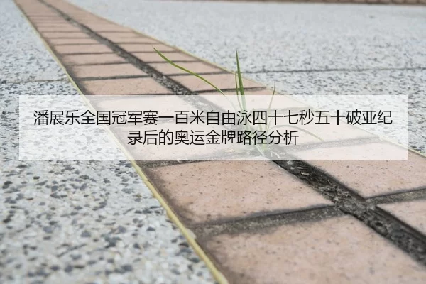 潘展乐全国冠军赛一百米自由泳四十七秒五十破亚纪录后的奥运金牌路径分析
